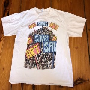 Art Saves Lives Graphic Tee